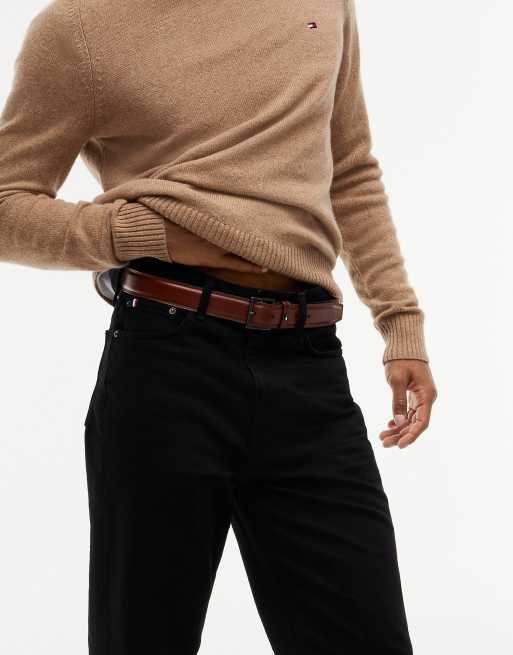 Tommy Hilfiger jean droit décontracté noir River, 5 de 7
