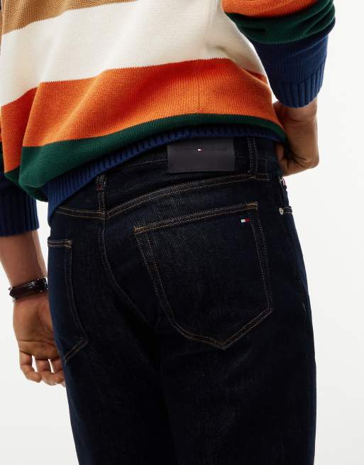 Tommy Hilfiger Jean slim droit en mélange de lyocell theo indigo, 4 de 7