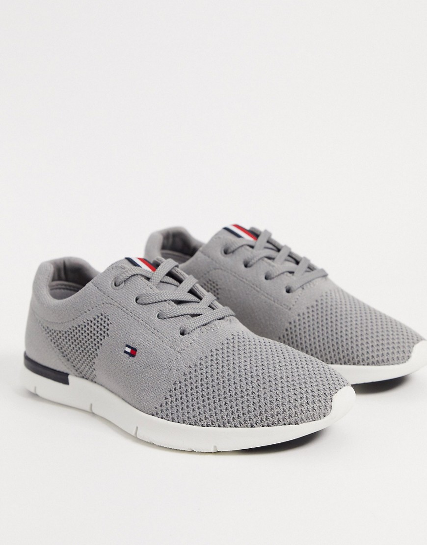 Tommy Hilfiger Jeans lightweight knit trainers-Grey
