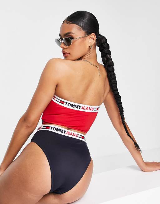 Купить Tommy Hilfiger BANDEAU Bikini top desert sky БАНДО лиф бикини небо  пустыни в интернет-магазине Diskontshop.eu Германия всего за 11 645 руб. в