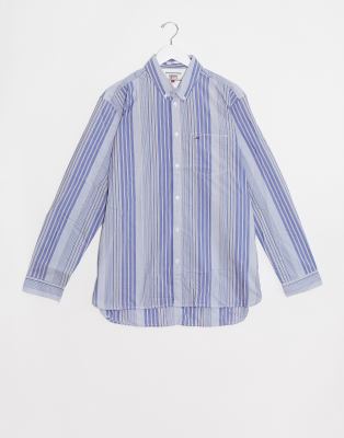 tommy jeans long sleeve shirt