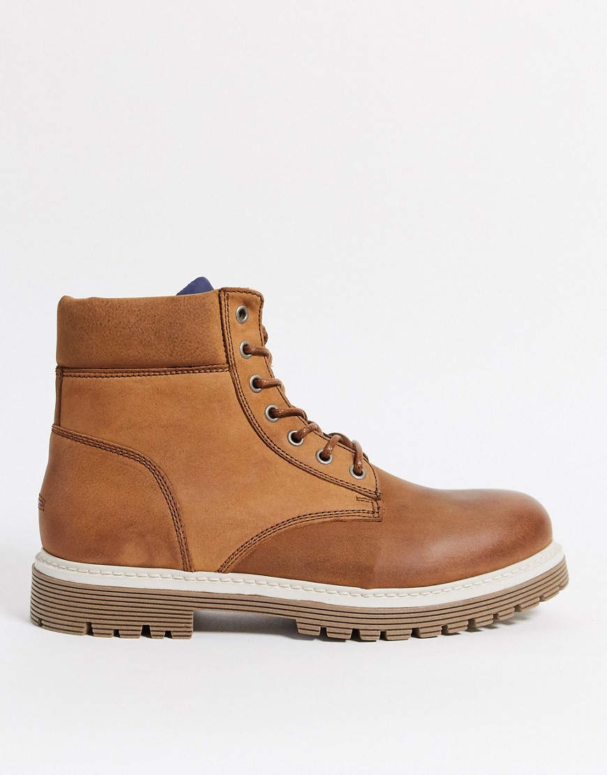 Tommy Hilfiger Jeans outdoor nubuck boots-Brown