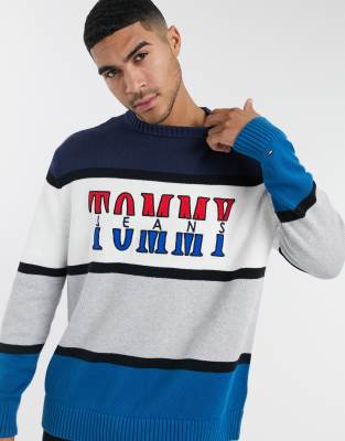 tommy jeans jumper red