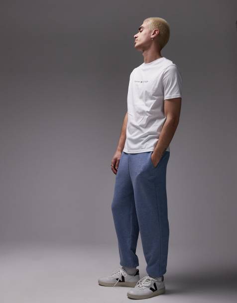 Tommy Hilfiger - Joggers da casa blu mélange - view 1