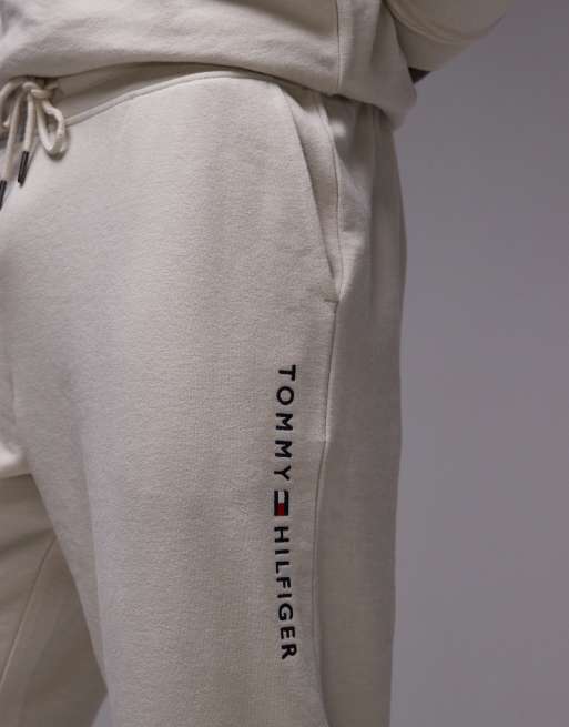 Tommy Hilfiger – Jogginghose in Wollweiß mit Logo, 2 von 5