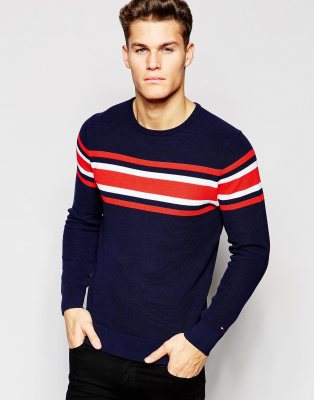 tommy hilfiger striped jumper