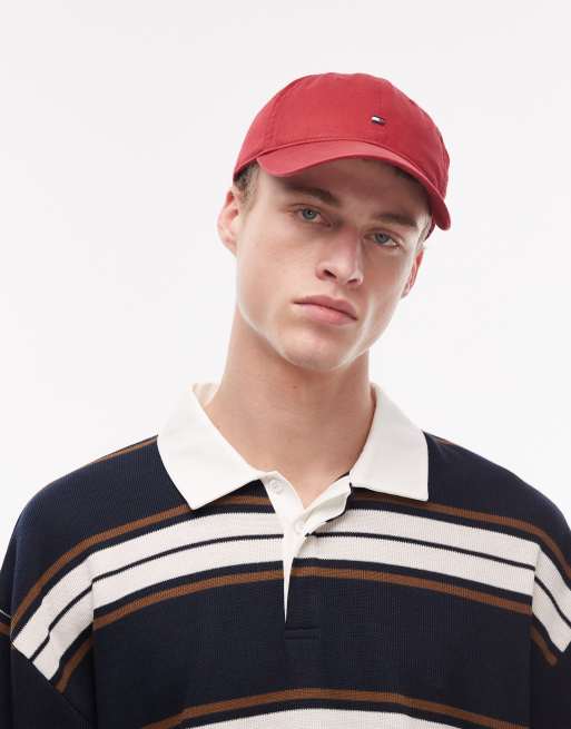 Tommy Hilfiger – Kappe in Rot mit Flaggenlogo, 3 von 3