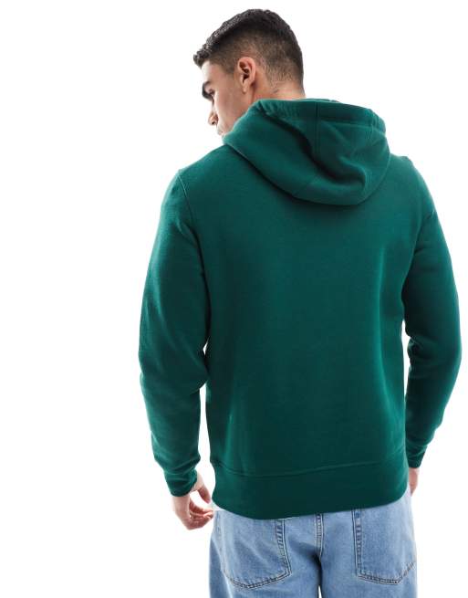 Tommy Hilfiger – Kapuzenpullover in Dunkelgrün mit Logo, 4 von 4