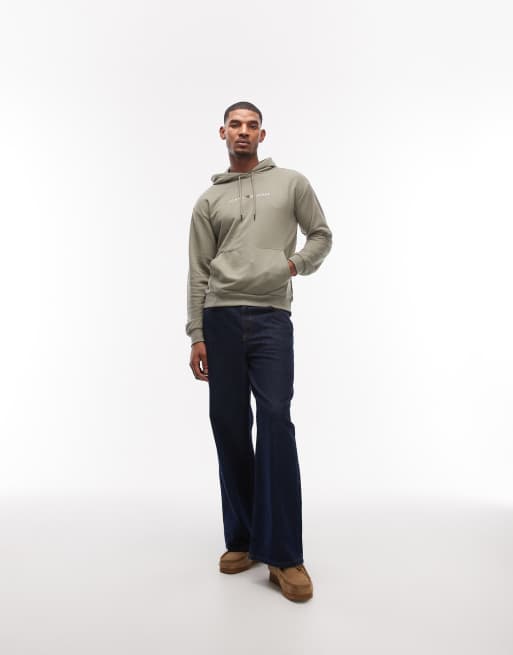 Tommy Hilfiger – Kapuzenpullover in Salbeigrün mit Logo, 2 von 5