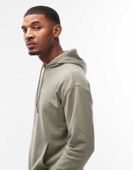 Tommy Hilfiger – Kapuzenpullover in Salbeigrün mit Logo, 4 von 5