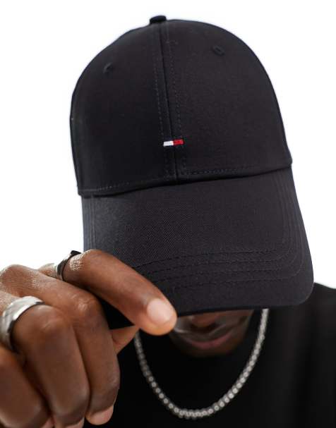 Tommy Hilfiger – Klassische Baseball-Kappe mit Flagge in Schwarz - view 1