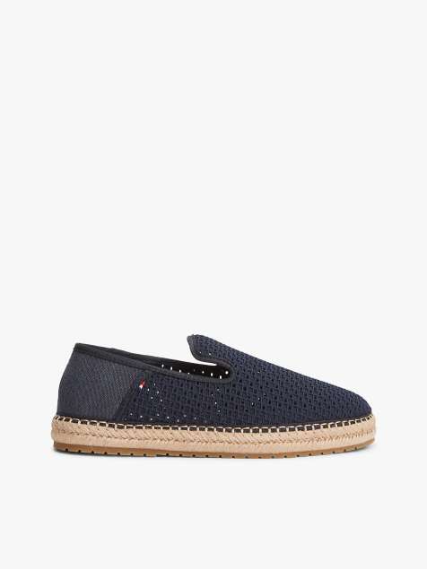 Tommy Hilfiger Knit flexible espadrilles in dark blue - view 1