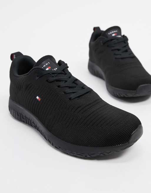 tommy hilfiger lightweight knit flag sneaker