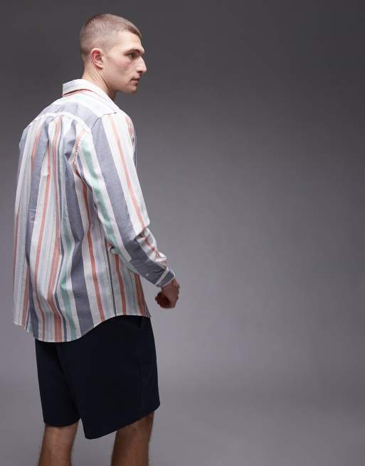 Tommy Hilfiger – Kolorowa koszula oxford w paski, 4 z 4