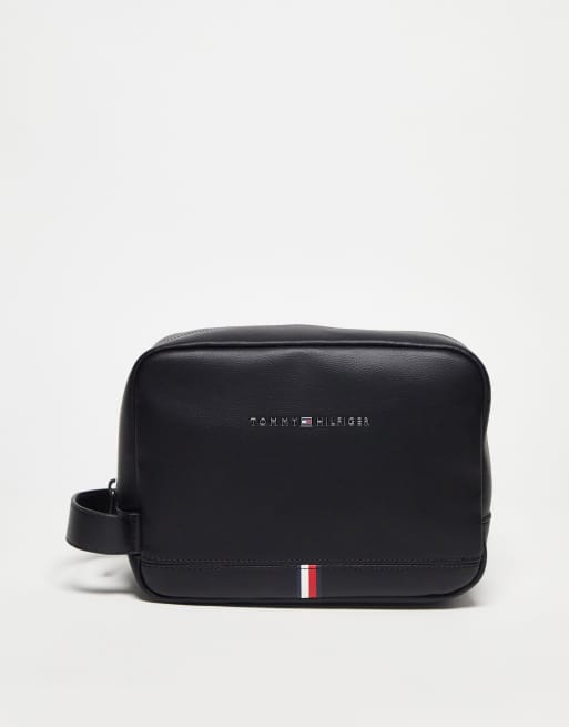 Tommy Hilfiger – Kulturbeutel in Schwarz