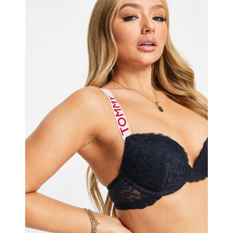 Tommy Hilfiger Push-up bra - blue/dark blue 