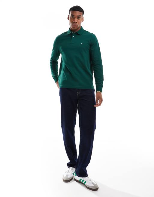 Tommy hilfiger green polo discount