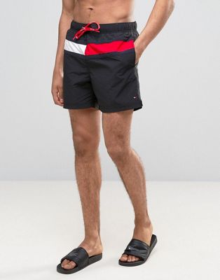 tommy hilfiger flag swim shorts