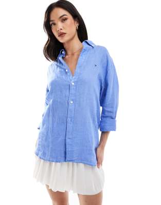 Tommy Hilfiger – Lässiges Hemd in Blau