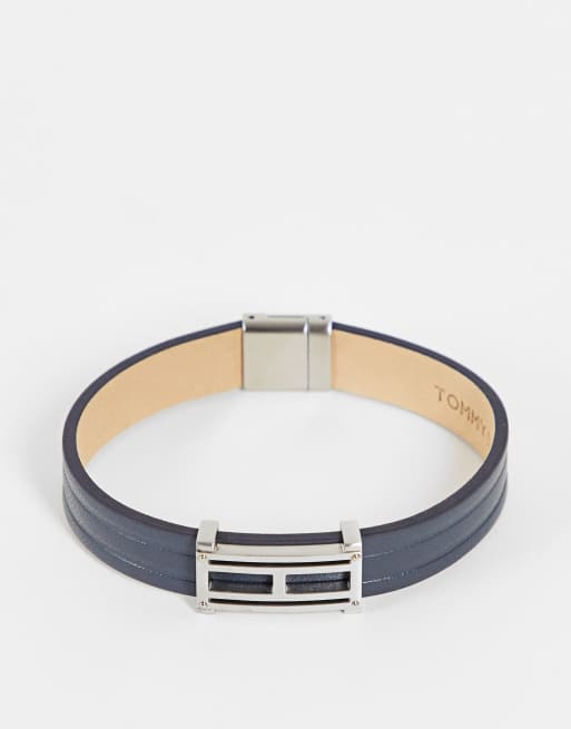 Tommy hilfiger leather clearance bracelet