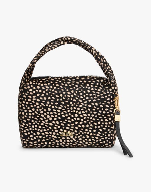 Tommy Hilfiger Leather deer print city bag in multi