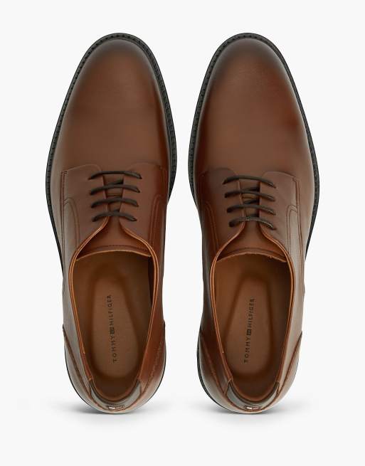 Tommy Hilfiger Leather derby shoes in brown, 3 of 7