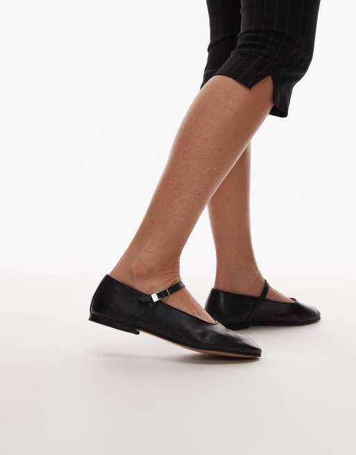 little black dress kiss Loeffler Randall Landon Soft Ballet Flats | Black | Size 5 main image 1