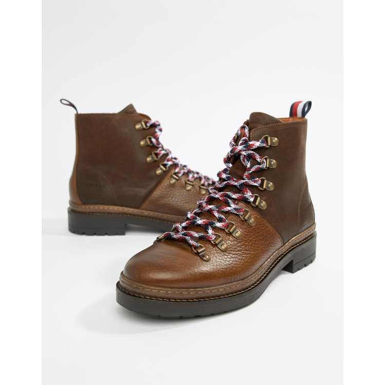 Tommy hilfiger suede hiking boots sale