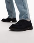 [Tommy Hilfiger] Tommy Hilfiger leather suede comfort derby shoes in navy 46 NAVY