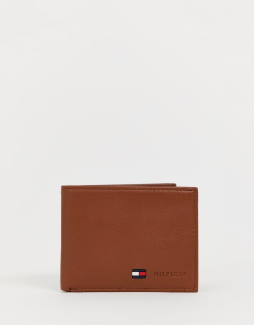 Tommy hilfiger wallet sale tan