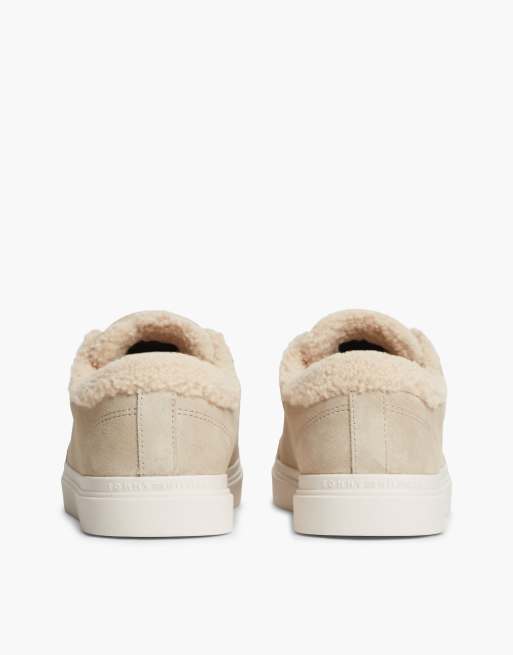 Tommy Hilfiger Leder-Cupsole-Sneaker mit warmem Futter in Meerrettich, 4 von 7