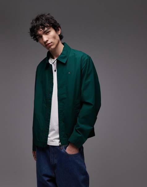 Tommy Hilfiger – Leichte Harrington-Jacke in Grün - view 1