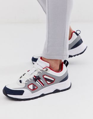 Tommy Hilfiger - Lichtgewicht sneakers van verschillende materialen in rood/wit/blauw