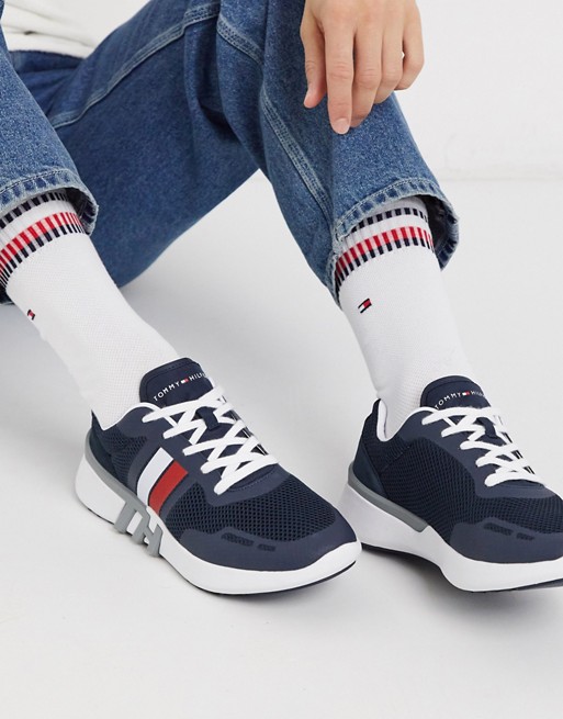 Tommy Hilfiger lightweight corporate logo runners in navy