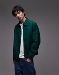[Tommy Hilfiger] Tommy Hilfiger lightweight harrington jacket in green M Ornamental Green