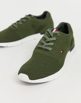 green tommy hilfiger trainers