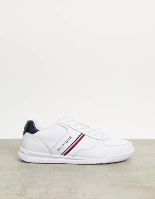 tommy hilfiger signature leather mix trainers