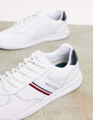 tommy hilfiger lightweight leather sneaker