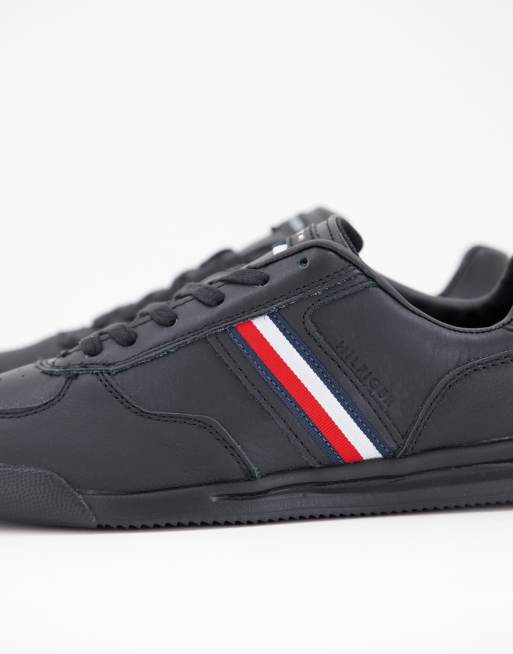 Tommy hilfiger lightweight leather hot sale trainers