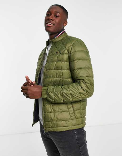 Tommy hilfiger store padded bomber jacket