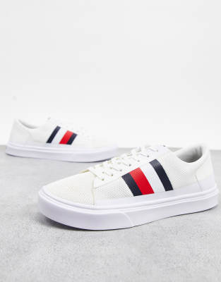 tommy hilfiger stripe low top trainers
