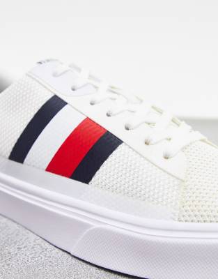 tommy hilfiger stripe low top trainers