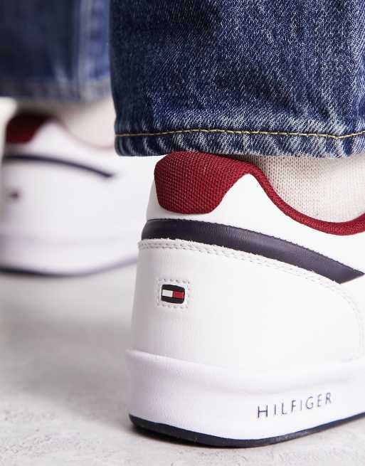 Tommy hilfiger light sneakers sales white