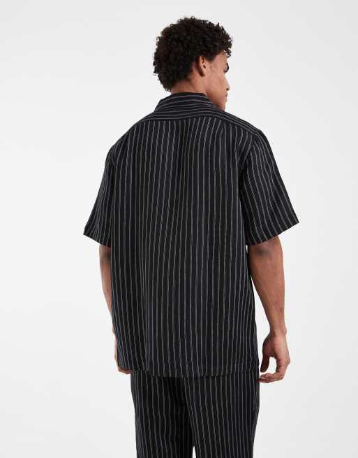 Tommy Hilfiger linen blend shirt in black - part of a set, 3 of 5