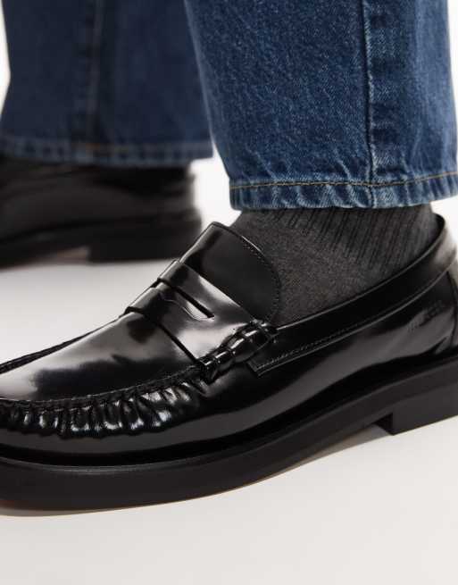Tommy Hilfiger – Loafer aus Leder in Schwarz, 2 von 4