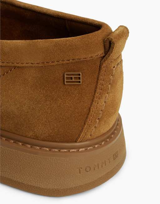 Tommy Hilfiger Loafer aus Wildleder mit Fransen in Braun, 6 von 7