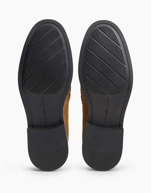 Tommy Hilfiger Loafer aus Wildleder mit Fransen und Horsebit in Braun, 5 von 7