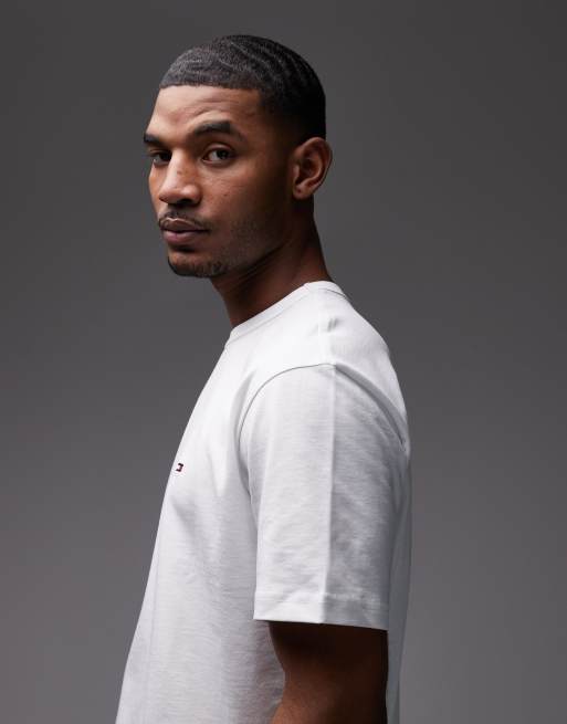Tommy Hilfiger – Locker geschnittenes Basic-T-Shirt in Weiß, 4 von 5