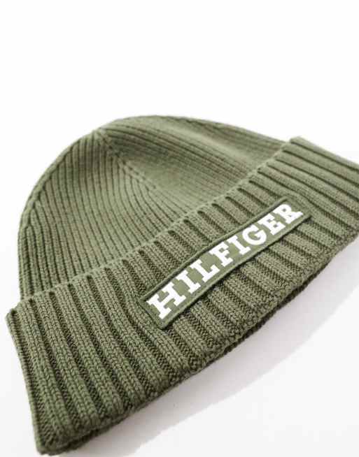 Grey tommy hilfiger store beanie