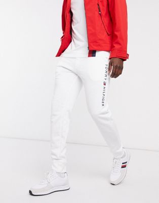 tommy hilfiger white joggers